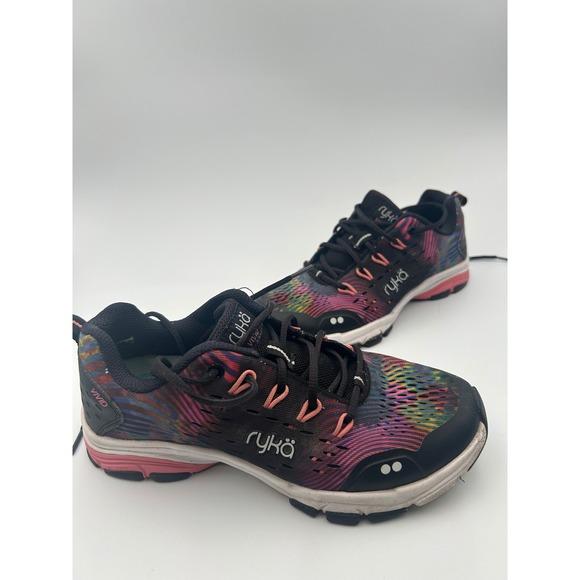 Ryka Shoes - Ryka Vivid RZX Womens Training Shoes Size 6M Multi Color Rainbow Sneakers